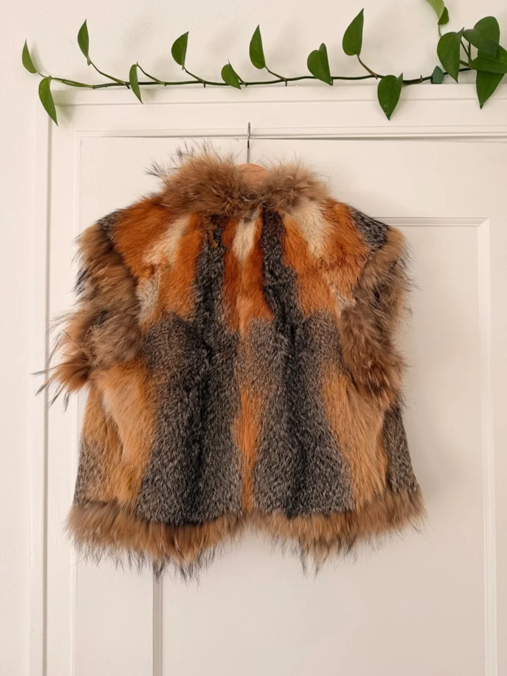Luxury Women's Multi-Color Fur Jacket Vest - Picture 2 of 3
